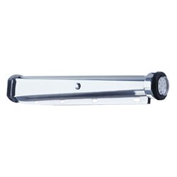 UP67006-30" Heavy Duty Mud Flap Hangers With 9 LED Reflector End Cap & Grommet - Amber LED/Clear Lens (Pair)