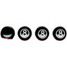 UP70022-"8" Ball Tire Valve Caps (4-Pack)