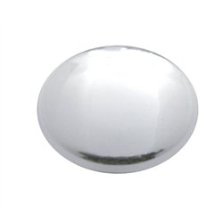 UP70090-Chrome Plastic Push-On Covers For Phillips Round Head Screw (10-Pack)