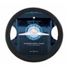 UP70118-18" Crystal Stitched Leather Steering Wheel Cover - Black Stitching