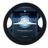 UP70119-18" Crystal Stitched Leather Steering Wheel Cover - Blue Stitching