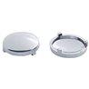 UP70195-Chrome Plastic Covers For 3/4" Round Vinyl Button For Most Freightliner & International (Card of 10)