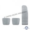 UP70361-Chrome Billet Aluminum Diamond Pedal Set For 2008-2017 Freightliner Cascadia/Coronado/M3