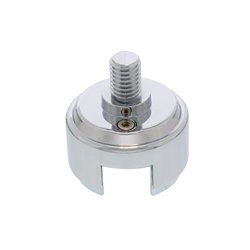 UP70589B-1/2"-13 Thread-On Shift Knob Mounting Adapter For Eaton Fuller Style 13/15/18 Shifter - Chrome (Bulk)