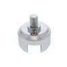 UP70589B-1/2"-13 Thread-On Shift Knob Mounting Adapter For Eaton Fuller Style 13/15/18 Shifter - Chrome (Bulk)