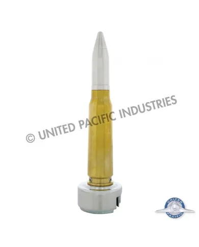 UP70590-50 Caliber Bullet Style Thread-On Gearshift Knob With 13/15/18 Speed Adapter