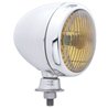 UP30649-Chrome Teardrop Spot Light With Amber Lens