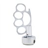UP70599-Thread-On Knuckle Gearshift Knob With Chrome 13/15/18 Speed Adapter - Chrome