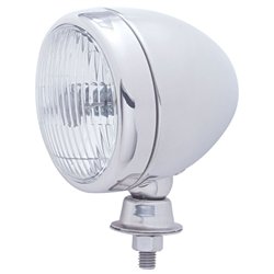 UP30650-Chrome Teardrop Spot Light With Clear Lens