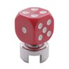 UP70615-Red Dice Gearshift Knob With 13/15/18 Speed Adapter