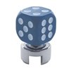 UP70618-Blue Dice Gearshift Knob With 13/15/18 Speed Adapter
