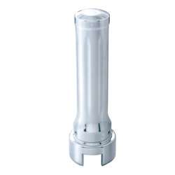 UP70624-Thread-On Dallas Style Gearshift Knob With 13/15/18 Speed Adapter - Chrome/Vertical