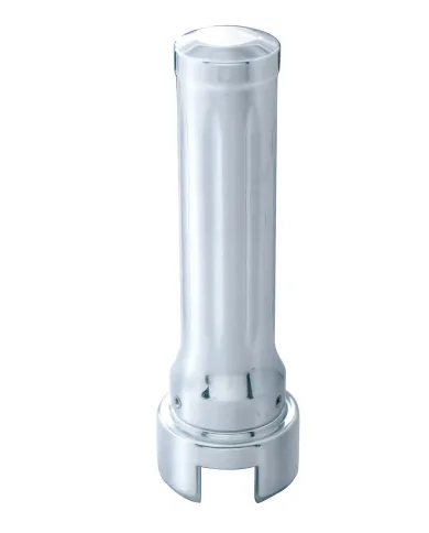 UP70624-Thread-On Dallas Style Gearshift Knob With 13/15/18 Speed Adapter - Chrome/Vertical
