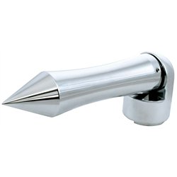 UP70627-Talladega Style 13/15/18 Speed Spike Gearshift Knob - Chrome/Horizontal