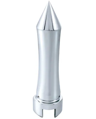 UP70628-Talladega Style 13/15/18 Speed Spike Gearshift Knob - Chrome/Vertical