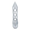 UP70639-Daytona Style Spike Gearshift Knob With 5/16"-24 Adapter For Passenger Vehicle & Truck - Chrome