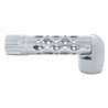 UP70648-Austin Style Gun Cylinder Gearshift Knob With 13/15/18 Speed Adapter - Chrome/Horizontal
