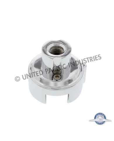 UP70664B-Gearshift Adapter W/LED Mount For Eaton-Fuller 13/15/18 Speed - Chrome/Vertical (Bulk)