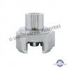 UP70664B-Gearshift Adapter W/LED Mount For Eaton-Fuller 13/15/18 Speed - Chrome/Vertical (Bulk)