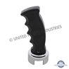 UP70667-Pistol Grip Gearshift Knob With 13/15/18 Speed Adapter - Black