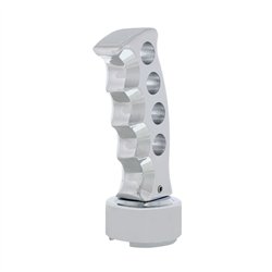UP70683-Gatling Style Gearshift Knob With 13/15/18 Speed Adapter - Chrome