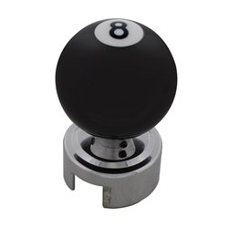 UP70685-Number 8 Pool Ball Gearshift Knob For 13/15/18 Speed Eaton Style Shifters