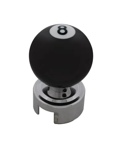 UP70685-Number 8 Pool Ball Gearshift Knob For 13/15/18 Speed Eaton Style Shifters