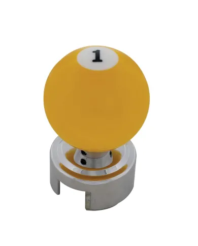 UP70687-Number 1 Pool Ball Gearshift Knob For 13/15/18 Speed Eaton Style Shifters