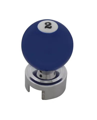 UP70688-Number 2 Pool Ball Gearshift Knob For 13/15/18 Speed Eaton Style Shifters