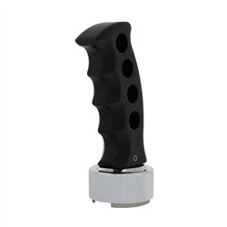 UP70693-Gatling Style Gearshift Knob With 13/15/18 Speed Adapter - Black