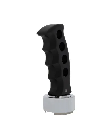 UP70693-Gatling Style Gearshift Knob With 13/15/18 Speed Adapter - Black