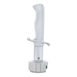 UP70695-Dagger Gearshift Knob With 13/15/18 Speed Adapter - Chrome