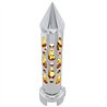 UP70720-Brooklyn Style Spike Gearshift Knob With LED 13/15/18 Speed Adapter - Chrome/Amber LED