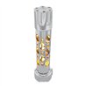 UP70740-Austin Style Gun Cylinder Gearshift Knob With LED 9/10 Speed Adapter - Chrome/Amber LED