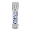 UP70742-Austin Style Gun Cylinder Gearshift Knob With LED 9/10 Speed Adapter - Chrome/Blue LED
