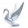 UP72001-Die-Cast Swan Hood Ornament - Chrome