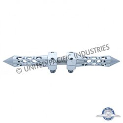 UP72026-Daytona Spike Hood Ornament - Chrome