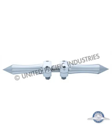 UP72029-Talladega Hood Ornament - Chrome