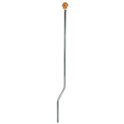UP86058-Stainless Bumper Guide Kit With Skull Lens Top - Amber Lens (Pair)