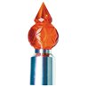 UP86109-Crystal Pyramid Ball Bumper Guide Top - Amber (2-Pack)