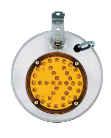 UP86503-8-1/2" 430 Stainless Steel Convex Mirror With LED - Driver