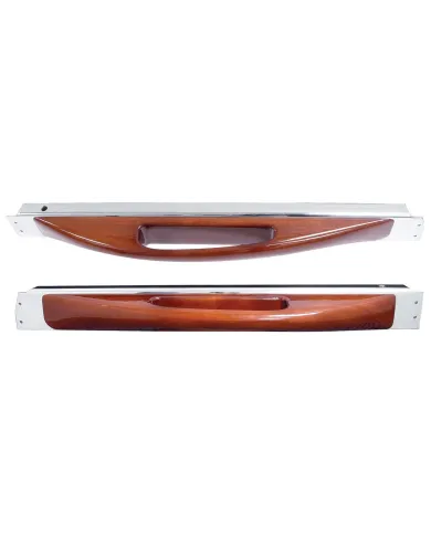 UP88070-Wood Armrest With SS Window Sill Mounting Plate For 2003-2005 Peterbilt