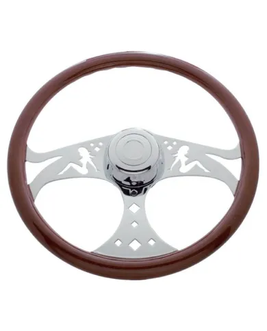 UP88131-18" Lady Steering Wheel With Hub & Horn Kit  - Freightliner 1989-July 2006