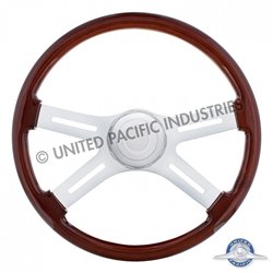 UP88143-18" 4 Spoke Steering Wheel With Hub & Horn Kit - International