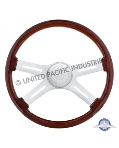 UP88143-18" 4 Spoke Steering Wheel With Hub & Horn Kit - International