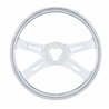 UP88210-18" Stainless Steel 4 Spoke Steering Wheel