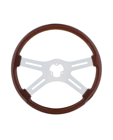 UP88217-18" Chrome 4 Spoke Steering Wheel