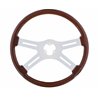 UP88217-18" Chrome 4 Spoke Steering Wheel