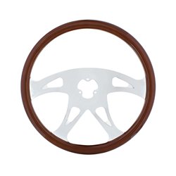 UP88218-18" Chrome Boss Steering Wheel