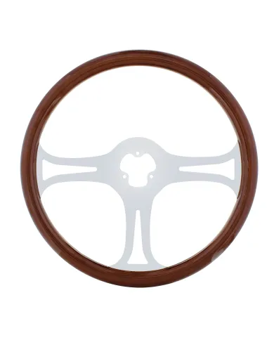 UP88222-18" Chrome Blade Steering Wheel